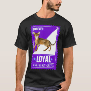 Cat Humour Abyssinian Cat Quote Forever Stamps Col T-Shirt