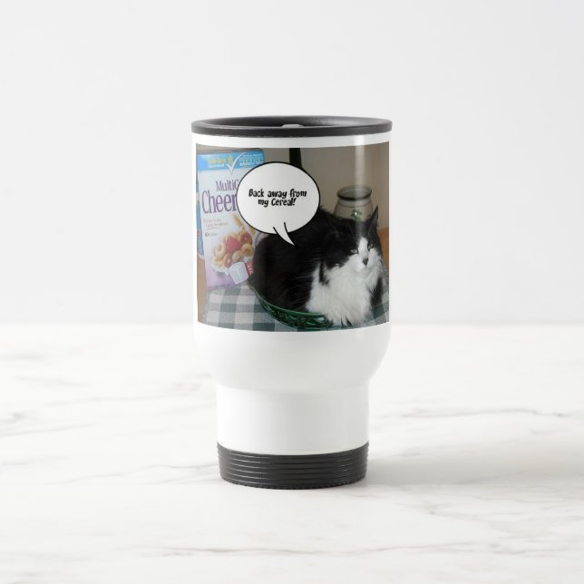 Cat Humour Travel Mug (Center)