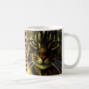 Cat Hypnotising Eyes Photo Meow Coffee Mug