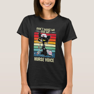 Cat I Am A Nurse Of Course I'm Crazy T-Shirt
