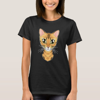 Cat  I Cat Face I Bengal Cat T-Shirt