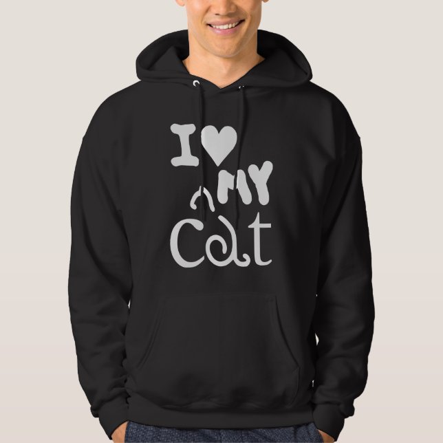 Cat   I Love My Cat 1 Hoodie (Front)