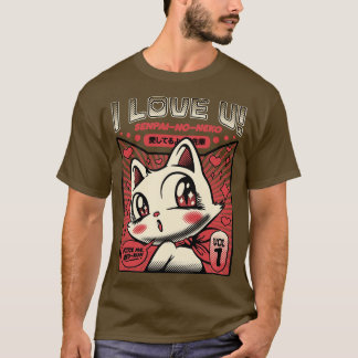 Cat I Love You by Tobe Fonseca T-Shirt