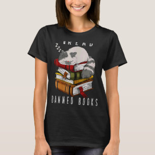 Cat I Read Banned Books Bookworms Book T-Shirt