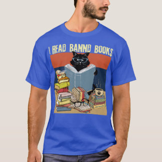 Cat I Read Banned Books T-Shirt