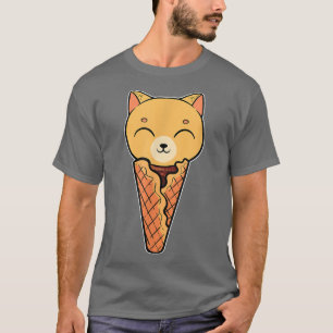 Cat Ice Cat Mum Cat Lovers Cat Girlfriend Funny Ca T-Shirt