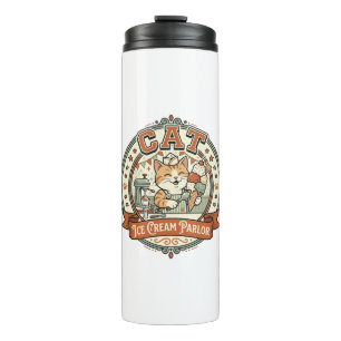 Cat Ice Cream Parlour Cat Ice Cream Parlour Cat Vi Thermal Tumbler
