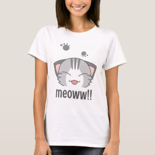 Cat Illustrative T-Shirt