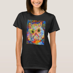 CAT IMPRESSIONIST Kitten Kitty I Am A Cat Mum Dad T-Shirt