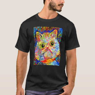 CAT IMPRESSIONIST Kitten Kitty I Am A Cat Mum Dad T-Shirt