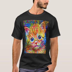 CAT IMPRESSIONIST Kitten Kitty I Am A Cat Mum Dad T-Shirt