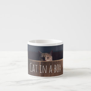 Cat In A Box Espresso Cup