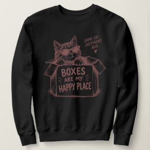 Cat in a Box: Happy Place Sweatshirt