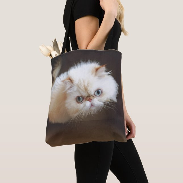 Cat In A Box Tote Bag (Close Up)