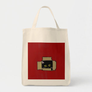 Cat in a Box Tote Bag