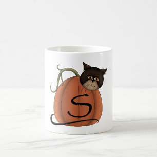 Cat In A Pumpkin Coffee Mug
