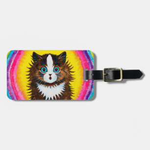 Cat in a Rainbow, Louis Wain Luggage Tag