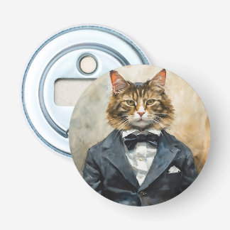Cat in a Suit Bottle Opener