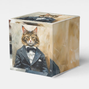 Cat in a Suit Favour Box