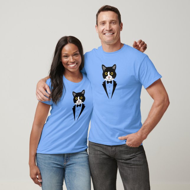 Cat in a Tuxedo T-Shirt (Unisex)