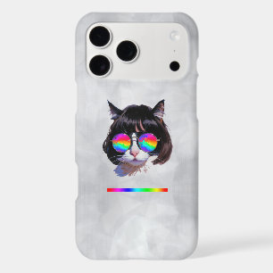 Cat in a Wig + Sunglasses (Painting #1 + RGB)