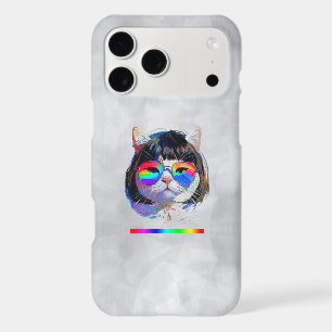 Cat in a Wig + Sunglasses (Painting #7 + RGB)