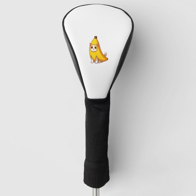 Cat in Banana Costume  Golf Head Cover (Front)