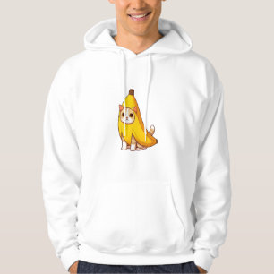 Cat in Banana Costume  Hoodie
