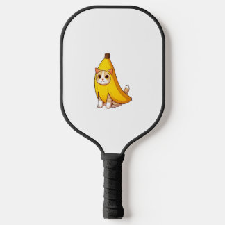 Cat in Banana Costume  Pickleball Paddle