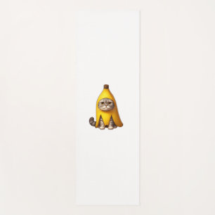 Cat in Banana Costume  Yoga Mat