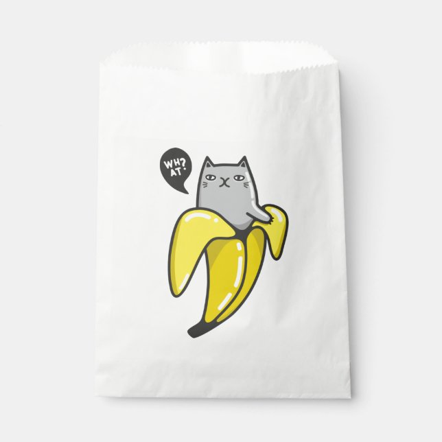 Cat in banana favour bags (Front)