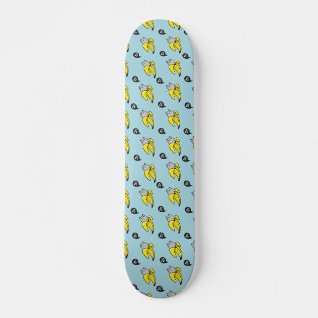 Cat in banana skateboard (Front)