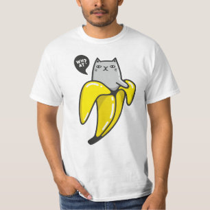Cat in banana T-Shirt