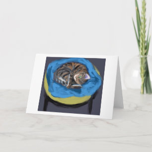 Cat in Bed, Suzanne Valadon Card