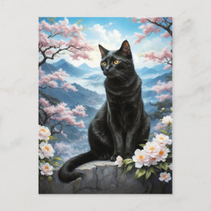 cat in China Postcard