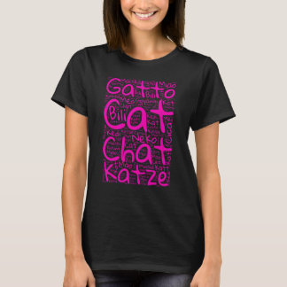 Cat in Different Languages - Kitten Mom and Dad T-Shirt