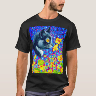 Cat in Flowers T-Shirt
