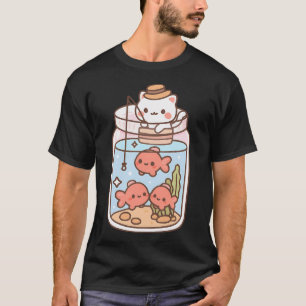 Cat in Glass Jar T-Shirt