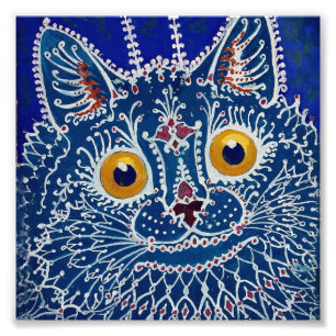 “Cat in Gothic Style” by Louis Wain Photo Print