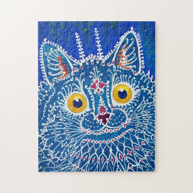 Cat in Gothic Style, Louis Wain Jigsaw Puzzle (Vertical)