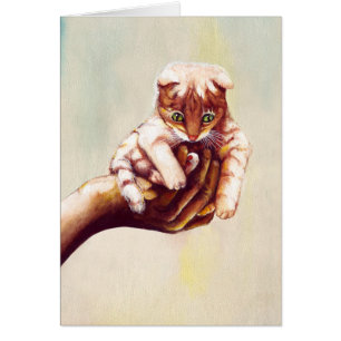 CAT IN HAND