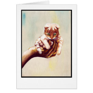 CAT IN HAND