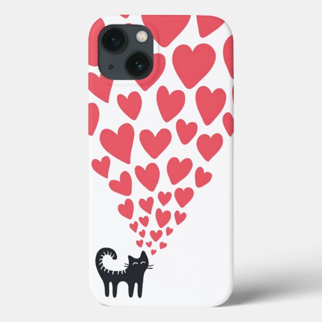 Cat in Love Case-Mate iPhone Case (Back)