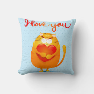 Cat in Love Cushion