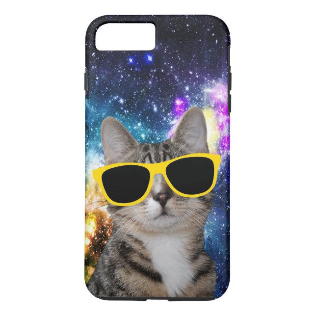 Cat in Outer Space iPhone 7 Plus Case (Back)