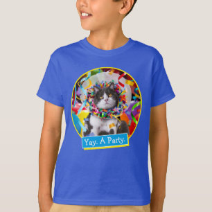 Cat In Party Cone T-Shirt