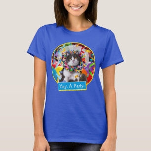 Cat In Party Cone T-Shirt