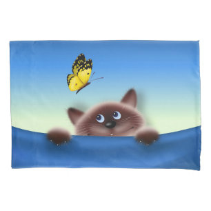Cat in Pocket Pillowcase