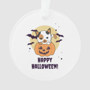 Cat In Pumpkin Sweet Cats Happy Halloween Ornament