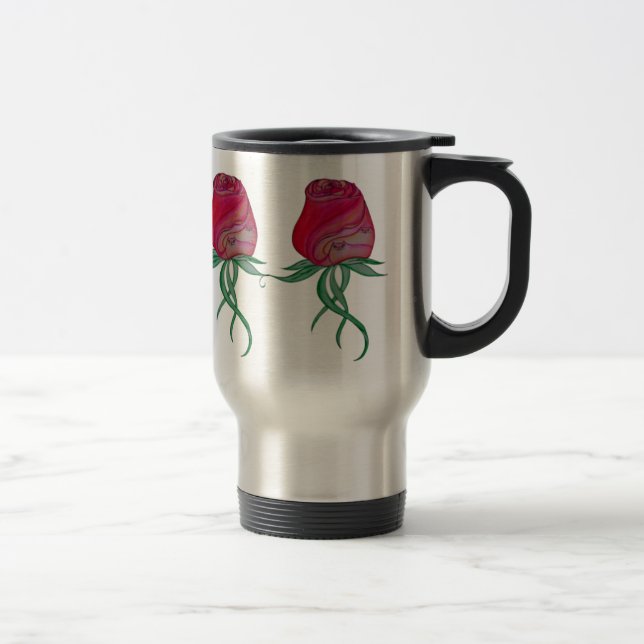 Cat in Rose for Those Who Travel Travel Mug (Right)
